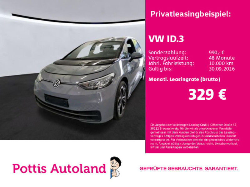 Bild 0: Volkswagen ID.3 PRO PERFORMANCE KAMERA SITZHZG PDC KLIMA LED