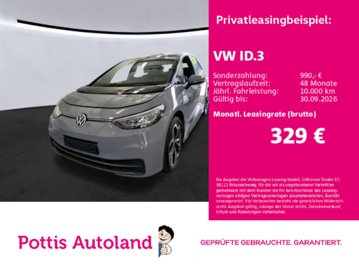 Thumb 0: Volkswagen ID.3 PRO PERFORMANCE KAMERA SITZHZG PDC KLIMA LED