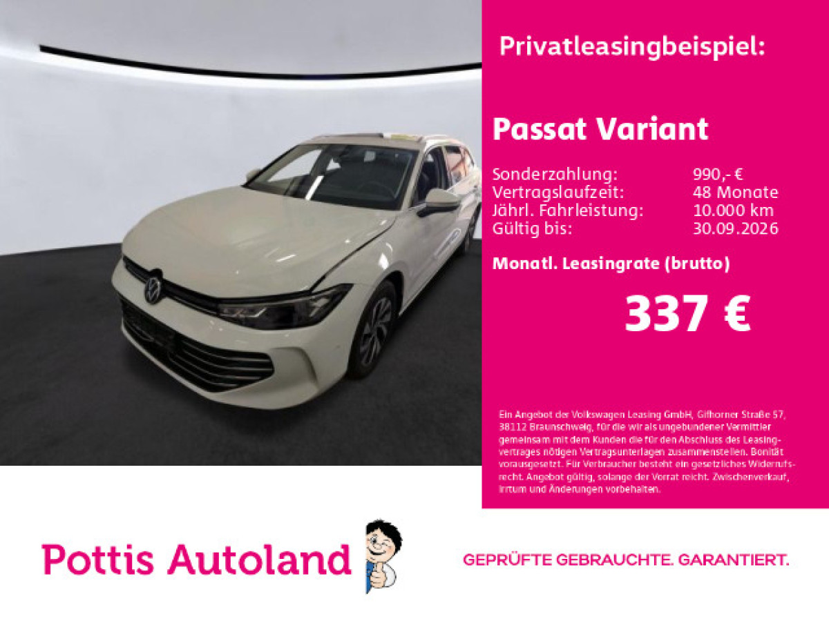 Thumb 0: Volkswagen Passat Variant 2.0 TDI DSG BUSINESS PANO AHK NAVI HuD