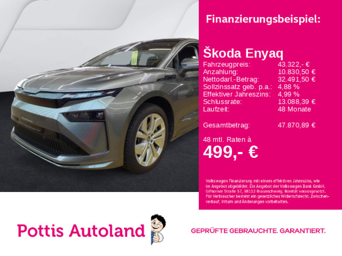 Thumb 0: Škoda Enyaq Coupé 85 LOFT NAVI AHK PANO KAMERA