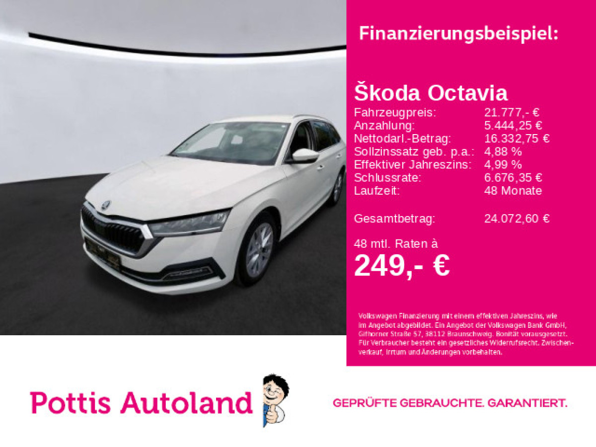 Thumb 0: Škoda Octavia Combi 2.0 TDI DSG STYLE NAVI LED PDC SITZHZG