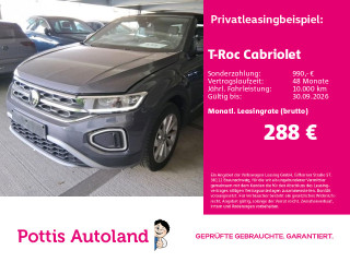 Volkswagen T-Roc Cabriolet 1.0 TSI STYLE NAVI PDC SITZHZG KLIMA