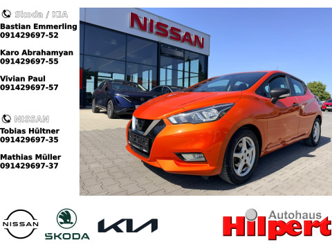 Automodell: Micra in der Farbe orange