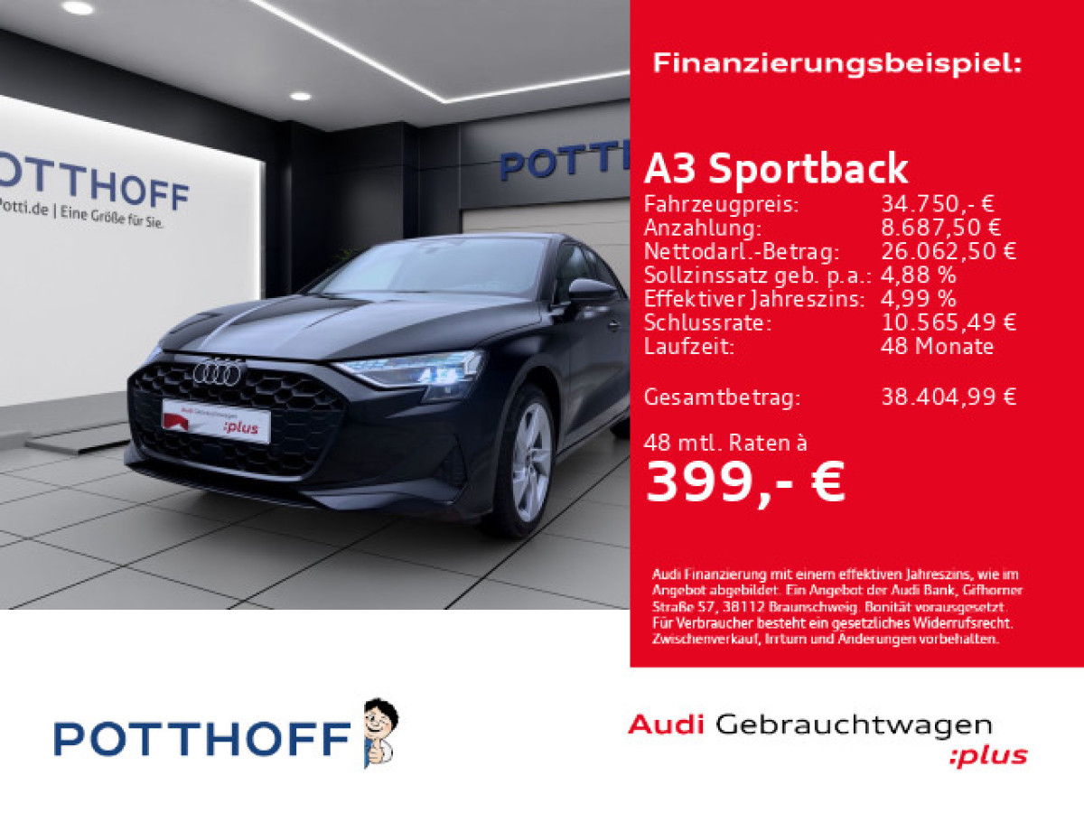 Thumb 0: Audi A3 Sportback TFSI LM17 KLIMA KAMERA LED