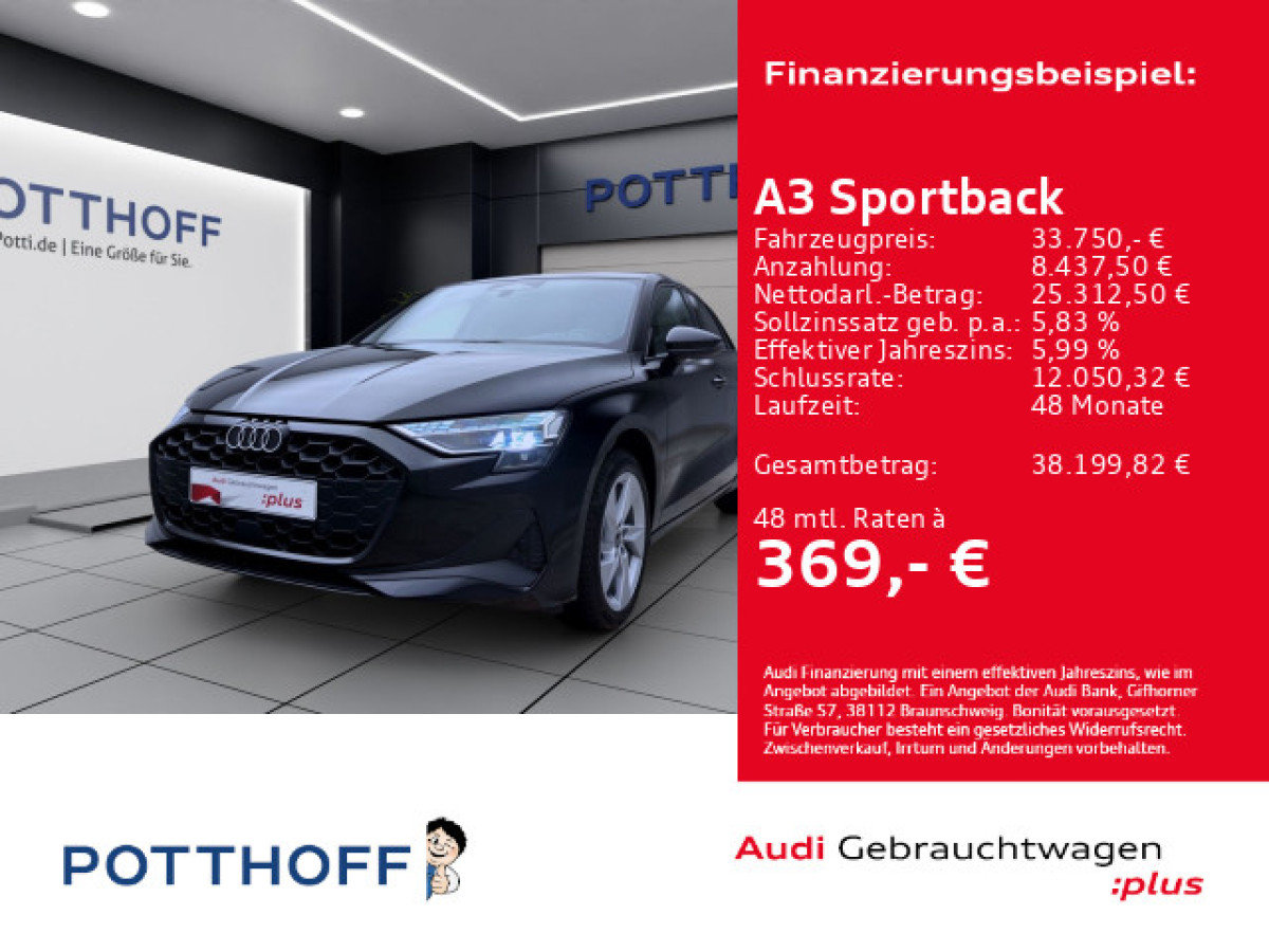 Thumb 0: Audi A3 Sportback TFSI LM17 KLIMA KAMERA DAB+