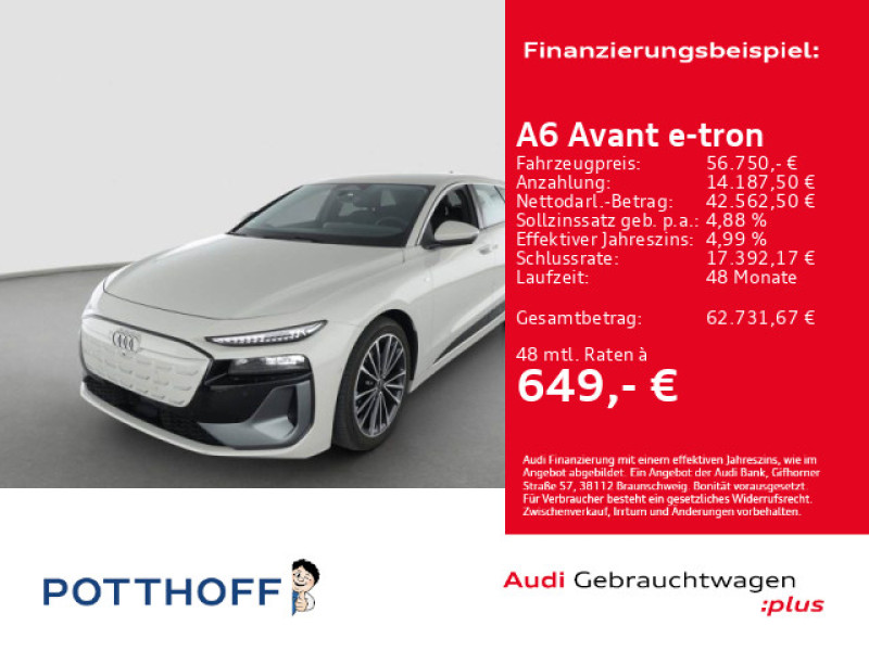 Bild 0: Audi A6 Avant e-tron S LINE AHK 360° VIRTUAL SITZHZG