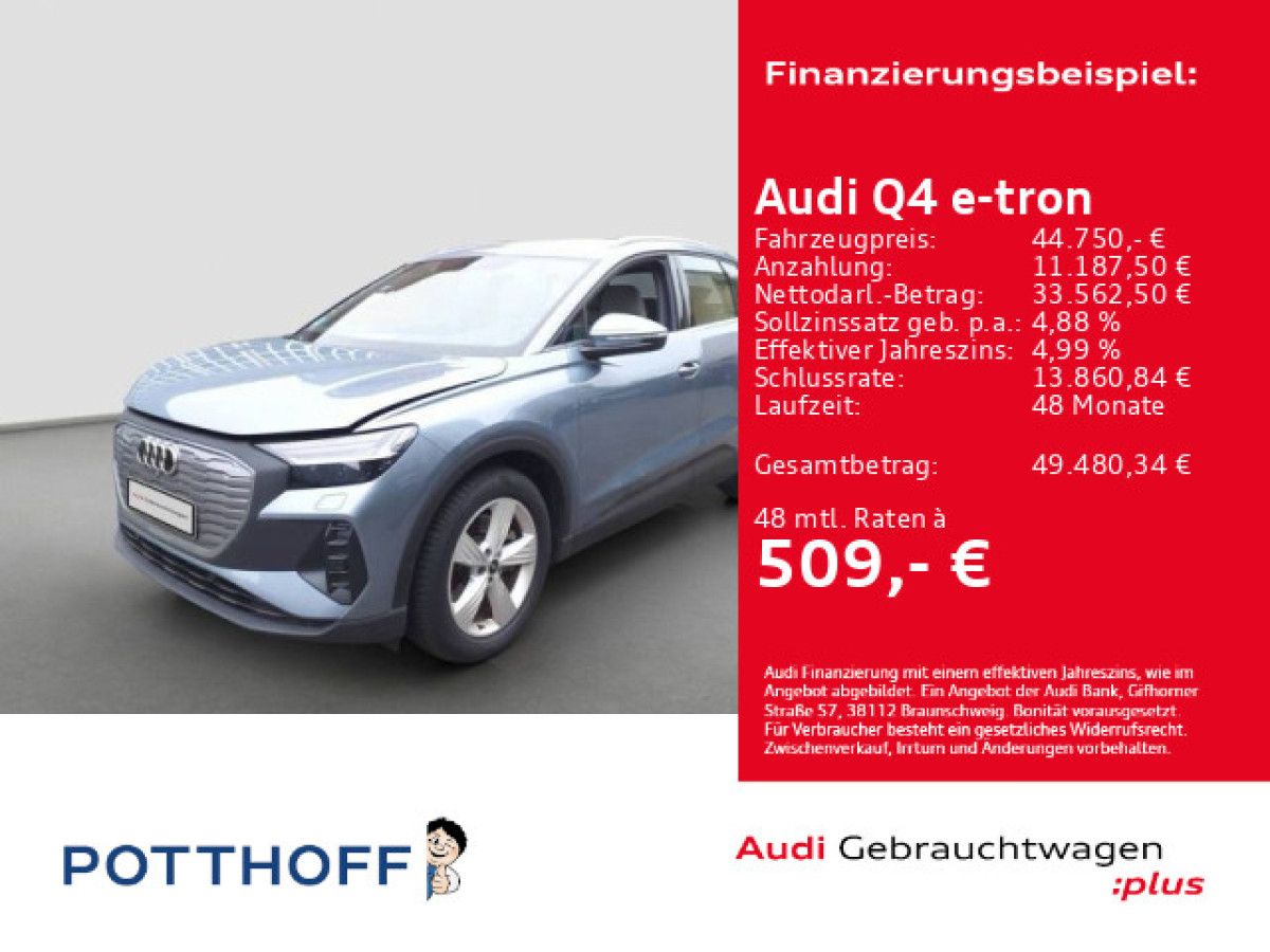Thumb 0: Audi Q4 e-tron 45 AHK MATRIX NAVI SONOS HuD