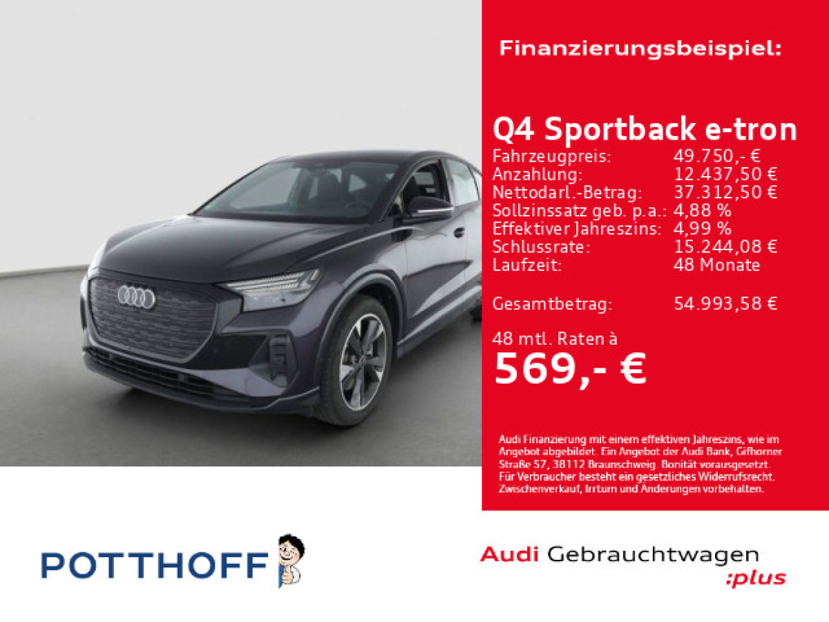 Thumb 0: Audi Q4 Sportback 45 e-tron ADVANCED NAVI+ AHK SITZHZG LM20