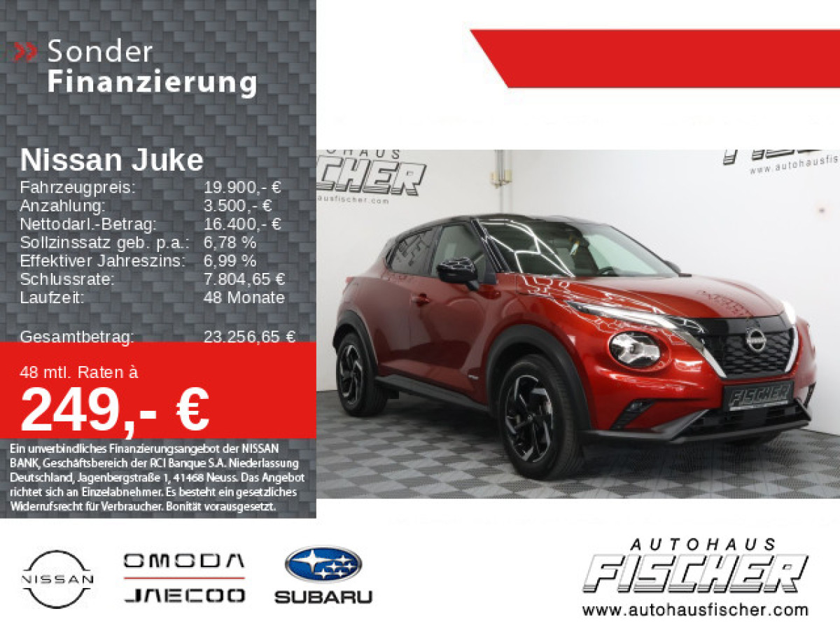 Ansicht 1 - Gebrauchtwagen Fahrzeug, Modell Juke der Marke Nissan von Verkäufer Autohaus Fischer GmbH