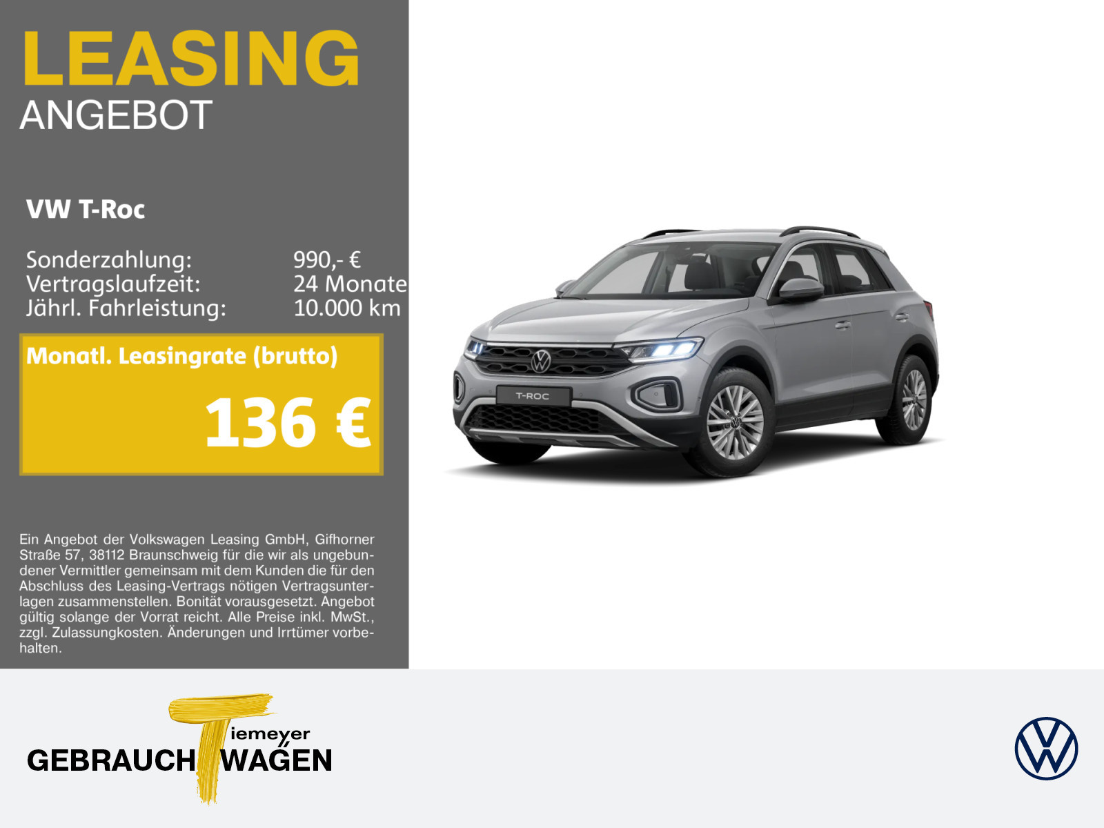 Volkswagen T-Roc 1.0 TSI Volkswagen T-Roc 1.0 TSI