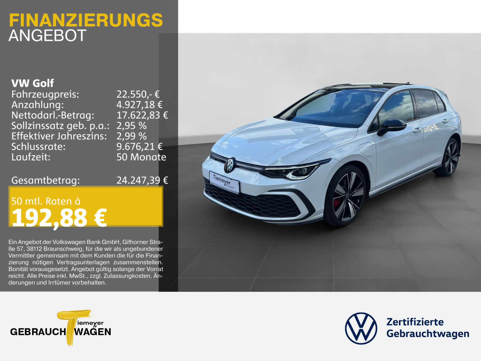 Volkswagen Golf GTE BLACK