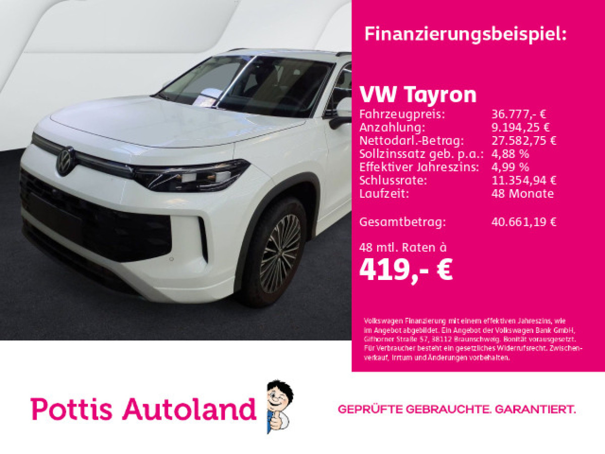 Thumb 0: Volkswagen Tayron 1.5 eTSI DSG LIFE AHK KAMERA NAVI SITZHZG