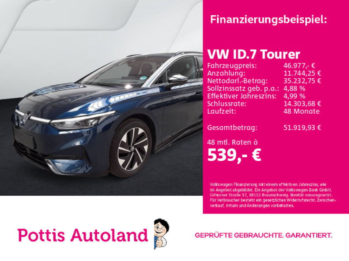 Thumb 0: Volkswagen ID.7 Tourer PRO AHK NAVI IQ.LIGHT KAMERA