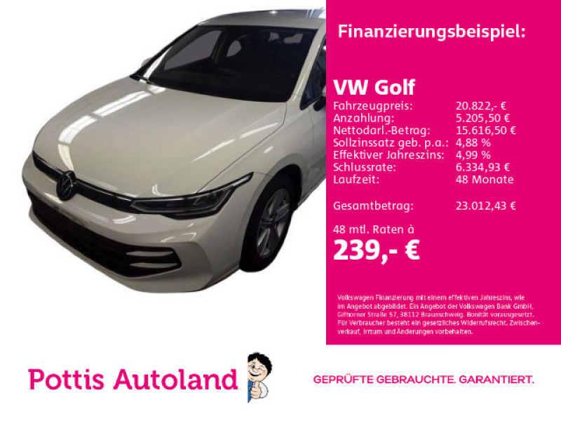 Bild 0: Volkswagen Golf 1.5 TSI LIFE PDC SITZHZG LED KLIMA