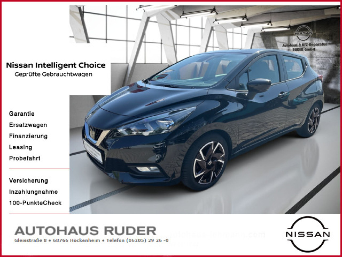 Ansicht 1 - Gebrauchtwagen Fahrzeug, Modell Micra der Marke Nissan von Verkäufer Autohaus und Kfz-Reparatur Ruder GmbH