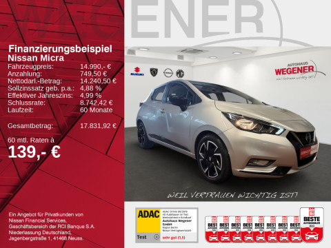 Ansicht 2 - Gebrauchtwagen Fahrzeug, Modell Micra der Marke Nissan von Verkäufer Autohaus Wegener Berlin GmbH - Filiale Britz