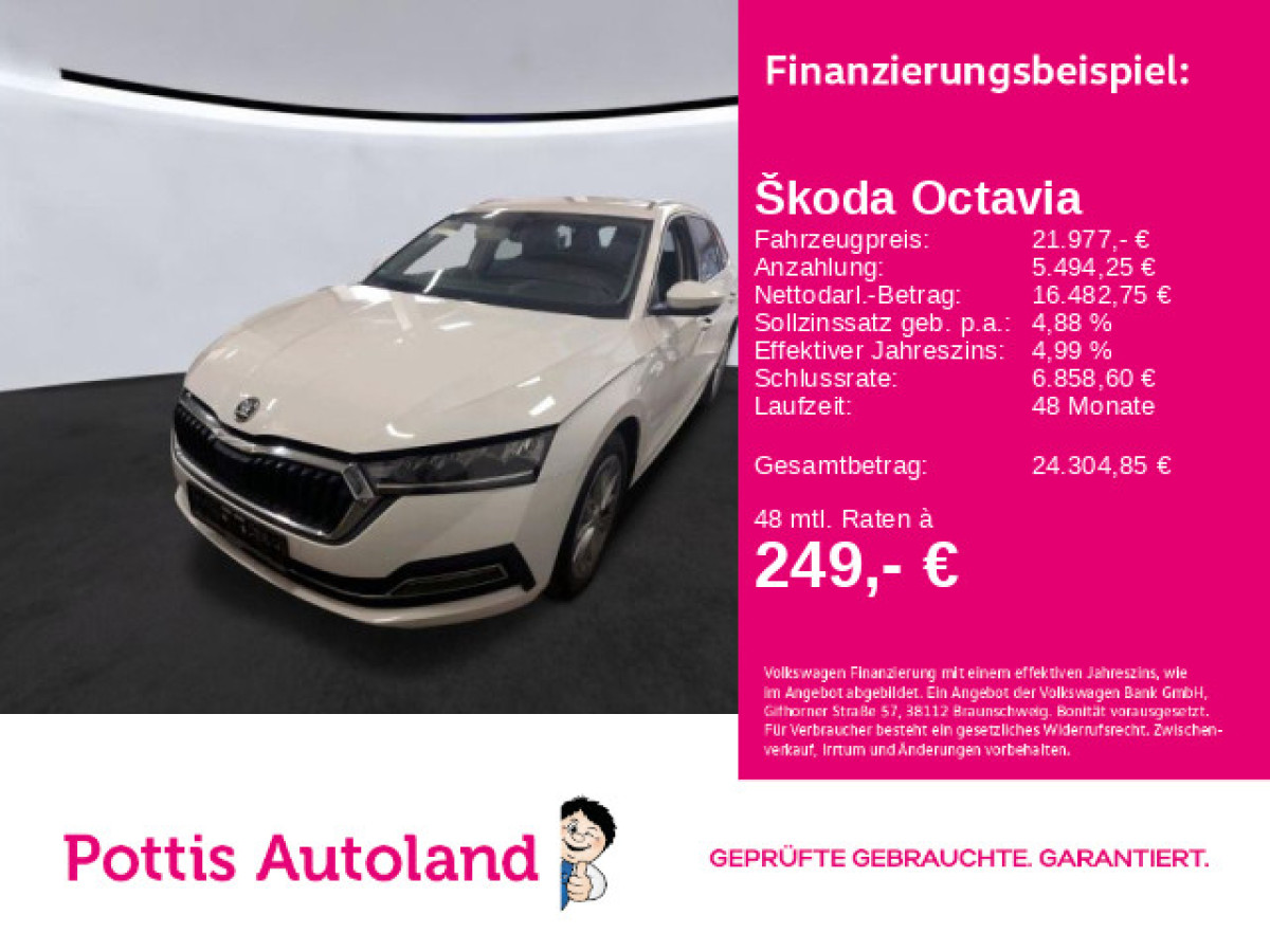 Thumb 0: Škoda Octavia Combi 2.0 TDI DSG STYLE NAVI HuD SITZHZG LED