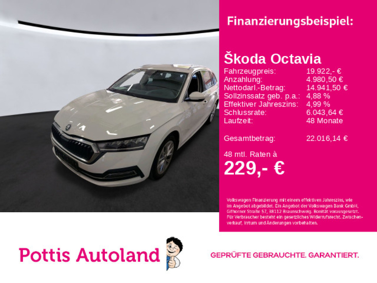 Thumb 0: Škoda Octavia Combi 2.0 TDI DSG STYLE AHK NAVI HuD SITZHZG