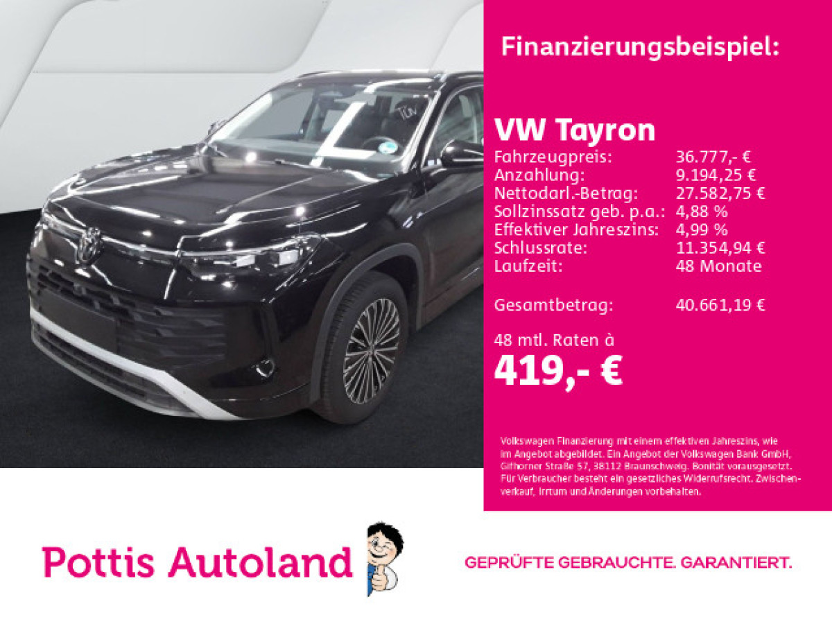 Thumb 0: Volkswagen Tayron 1.5 eTSI DSG LIFE AHK KAMERA NAVI SITZHZG