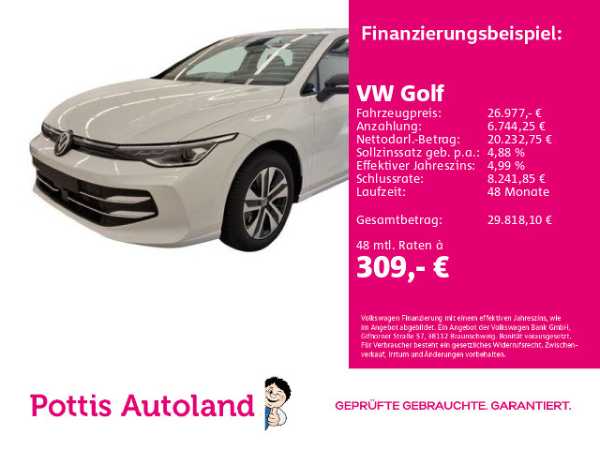 Thumb 0: Volkswagen Golf 1.5 eTSI DSG ENERGY NAVI KAMERA SITZHZG PDC