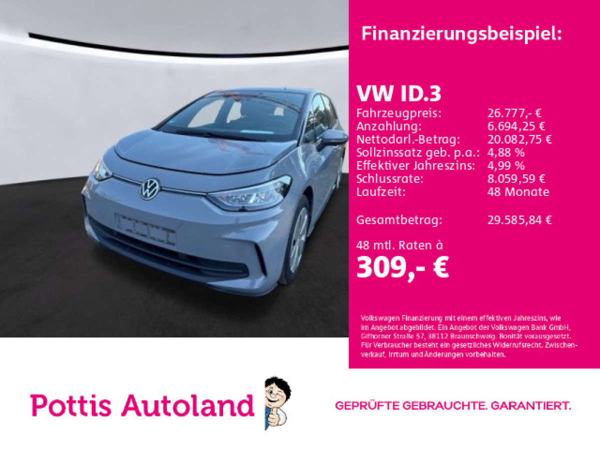 Thumb 0: Volkswagen ID.3 PRO NAVI SITZHZG PDC KLIMA LED