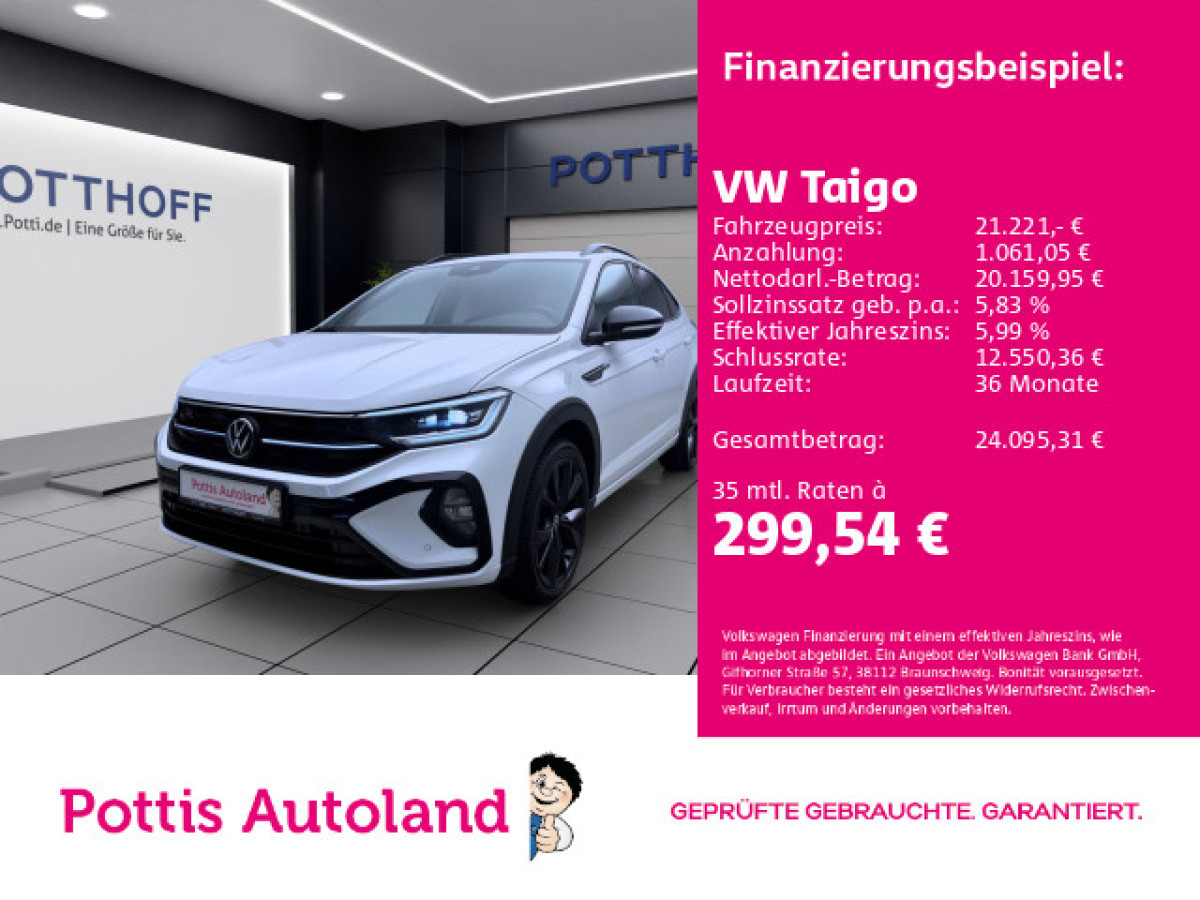 Thumb 0: Volkswagen Taigo 1.0 TSI DSG R-LINE NAVI KAMERA IQ.LIGHT PDC