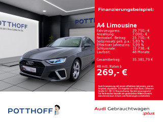 Audi A4 Limousine 40 TDI Q S LINE AHK STDHZG NAVI KAMERA