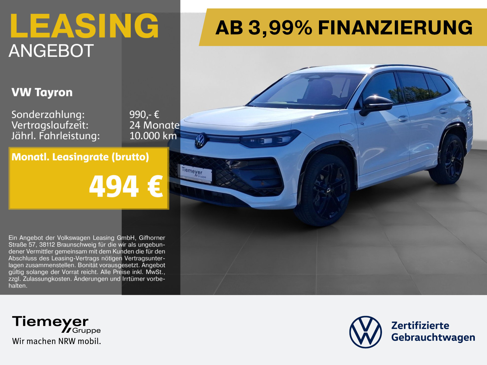 Volkswagen Tayron 1.5 eHybrid Volkswagen Tayron 1.5 eHybrid
