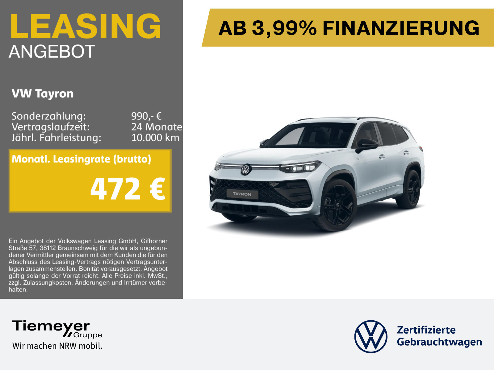 Volkswagen Tayron 2.0 TSI Volkswagen Tayron 2.0 TSI
