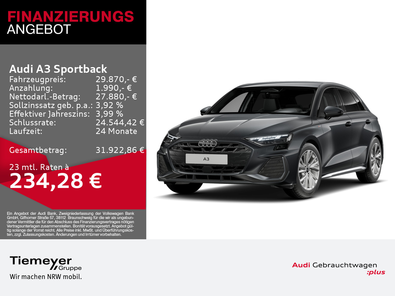 Audi A3 Sportback TDI Audi A3 Sportback TDI