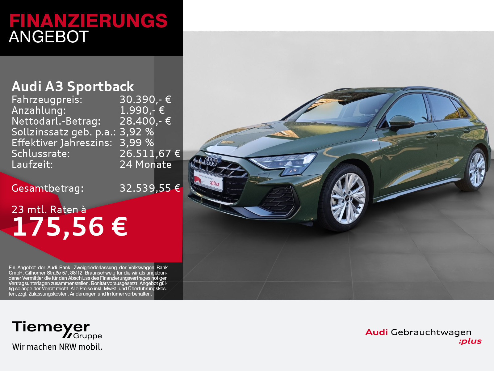 Audi A3 Sportback TFSI Audi A3 Sportback TFSI