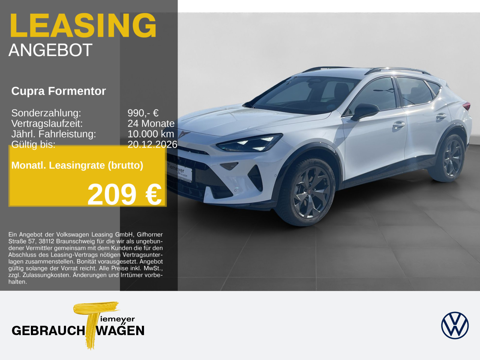 Cupra Formentor 1.5 eTSI Cupra Formentor 1.5 eTSI