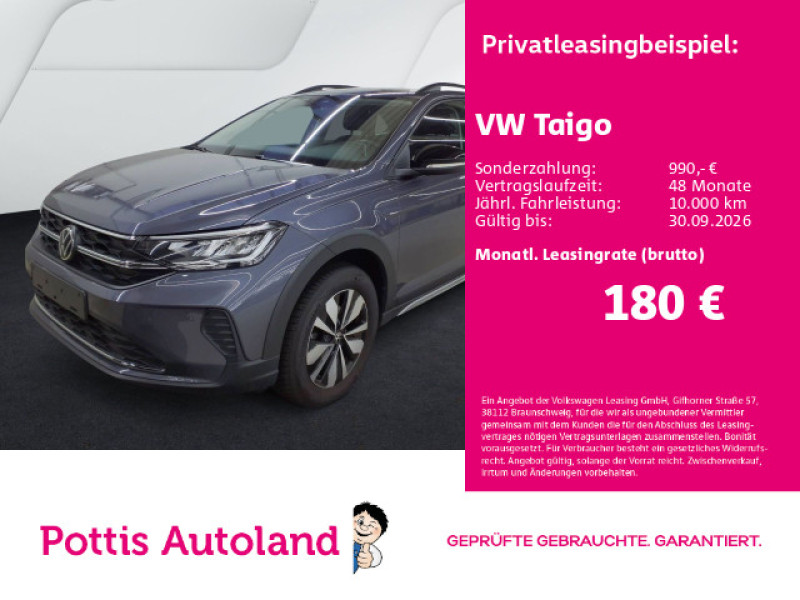 Bild 0: Volkswagen Taigo 1.0 TSI GOAL NAVI SITZHZG KLIMA LED