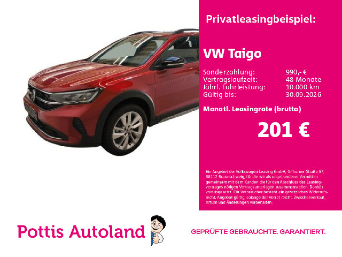 Thumb 0: Volkswagen Taigo 1.0 TSI ENERGY NAVI KLIMA PDC PARKLENK