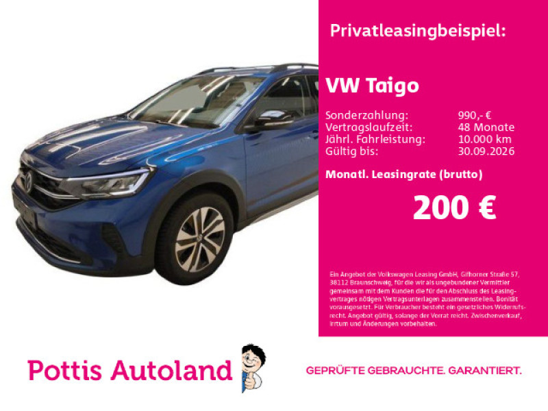 Bild 0: Volkswagen Taigo 1.0 TSI ENERGY NAVI KAMERA KLIMA PDC