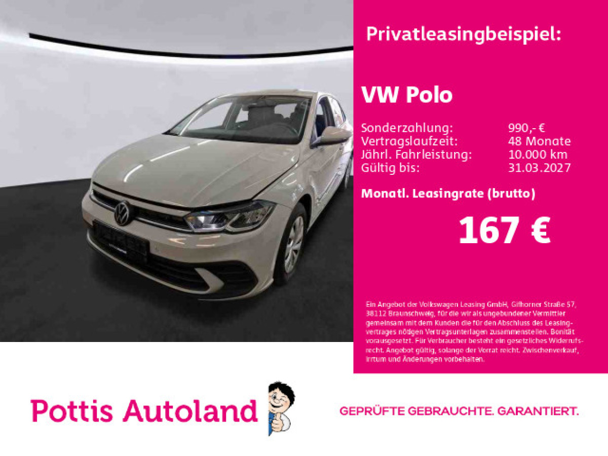 Thumb 0: Volkswagen Polo 1.0 MPI LIFE PDC LED KLIMA GANZJAHR