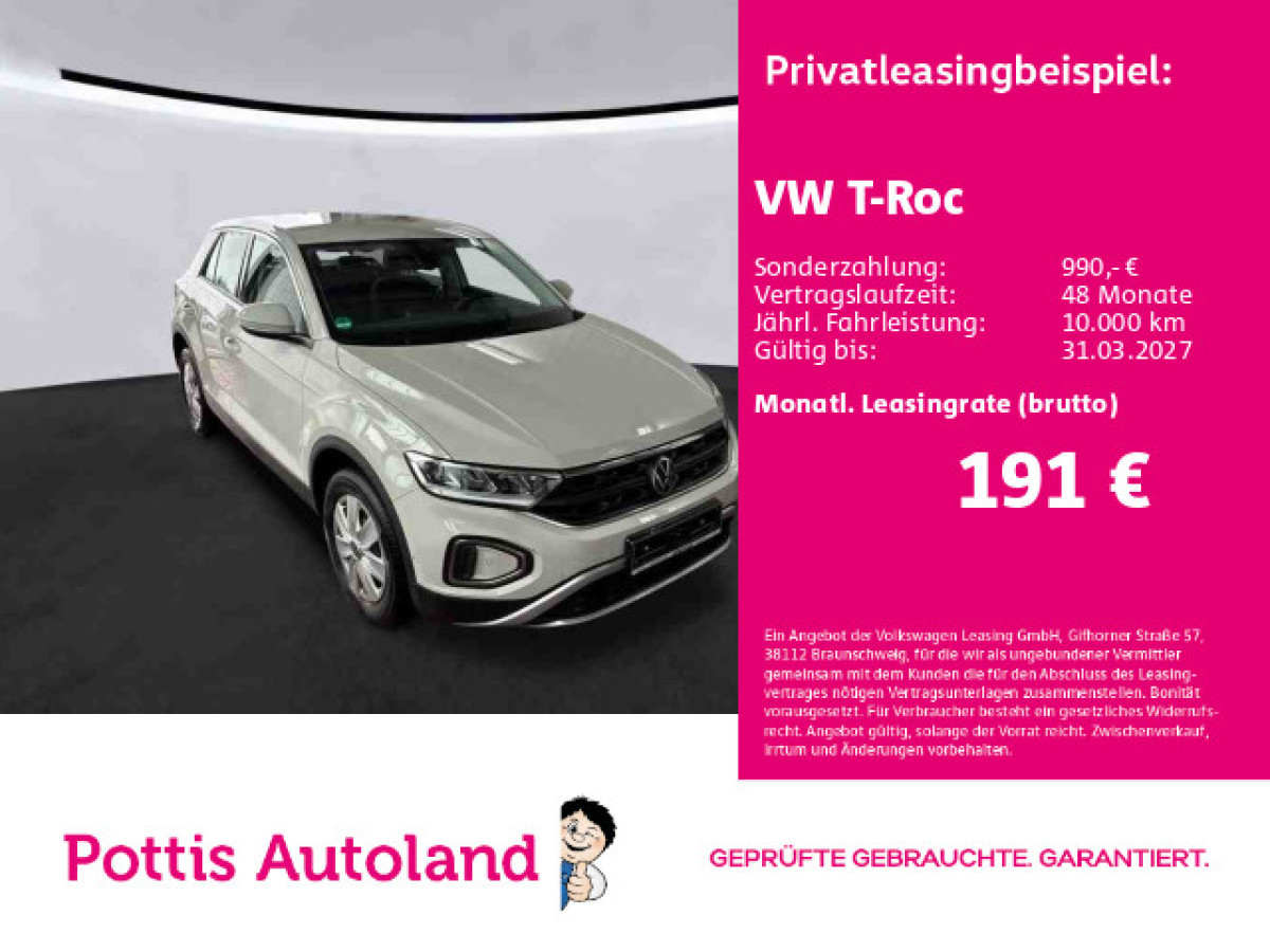 Thumb 0: Volkswagen T-Roc 1.0 TSI PDC SITZHZG KLIMA LED DAB+