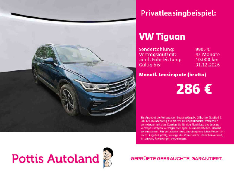 Bild 0: Volkswagen Tiguan 1.4 TSI eHybrid DSG Elegance PANO AHK NAVI
