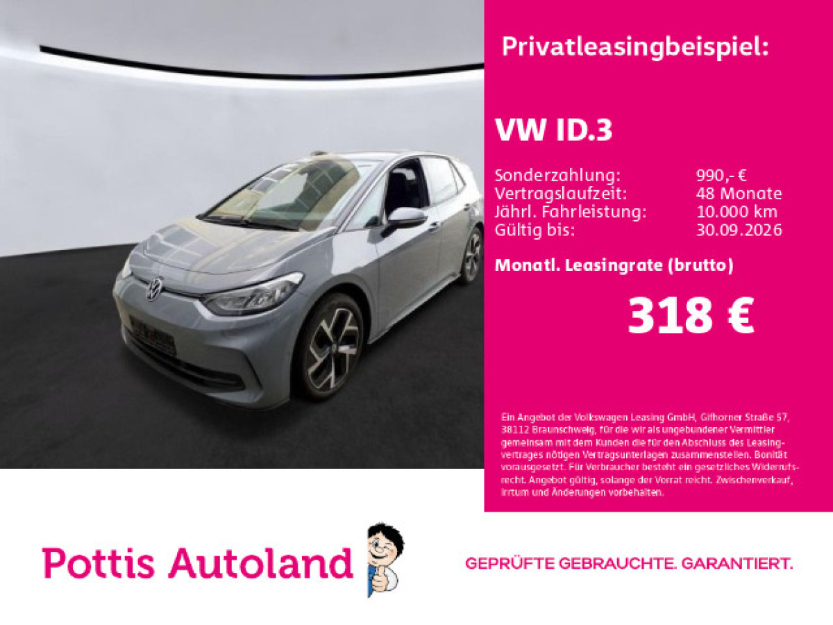 Thumb 0: Volkswagen ID.3 PRO MOVE NAVI KAMERA SITZHZG LED