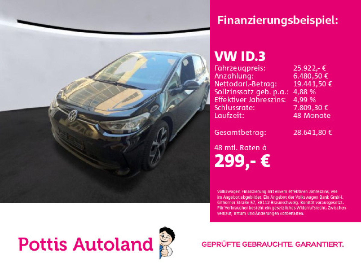 Thumb 0: Volkswagen ID.3 PRO MOVE NAVI KAMERA SITZHZG PDC LED