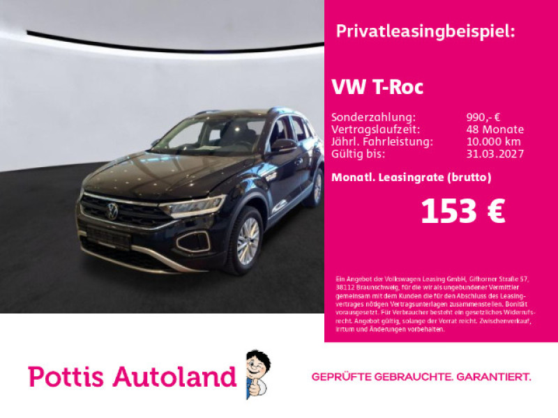 Bild 0: Volkswagen T-Roc 1.0 TSI LIFE NAVI KLIMA SHZG PDC