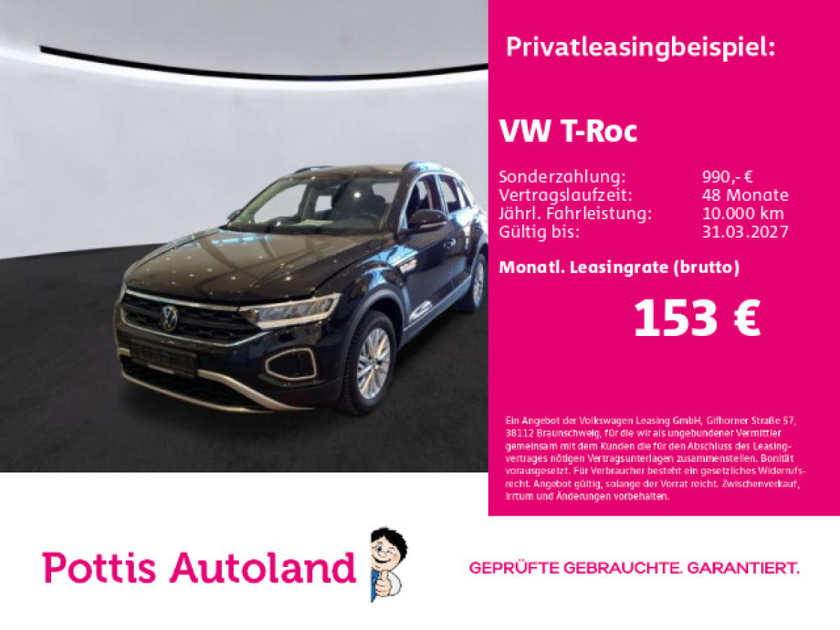 Thumb 0: Volkswagen T-Roc 1.0 TSI LIFE NAVI KLIMA SHZG PDC