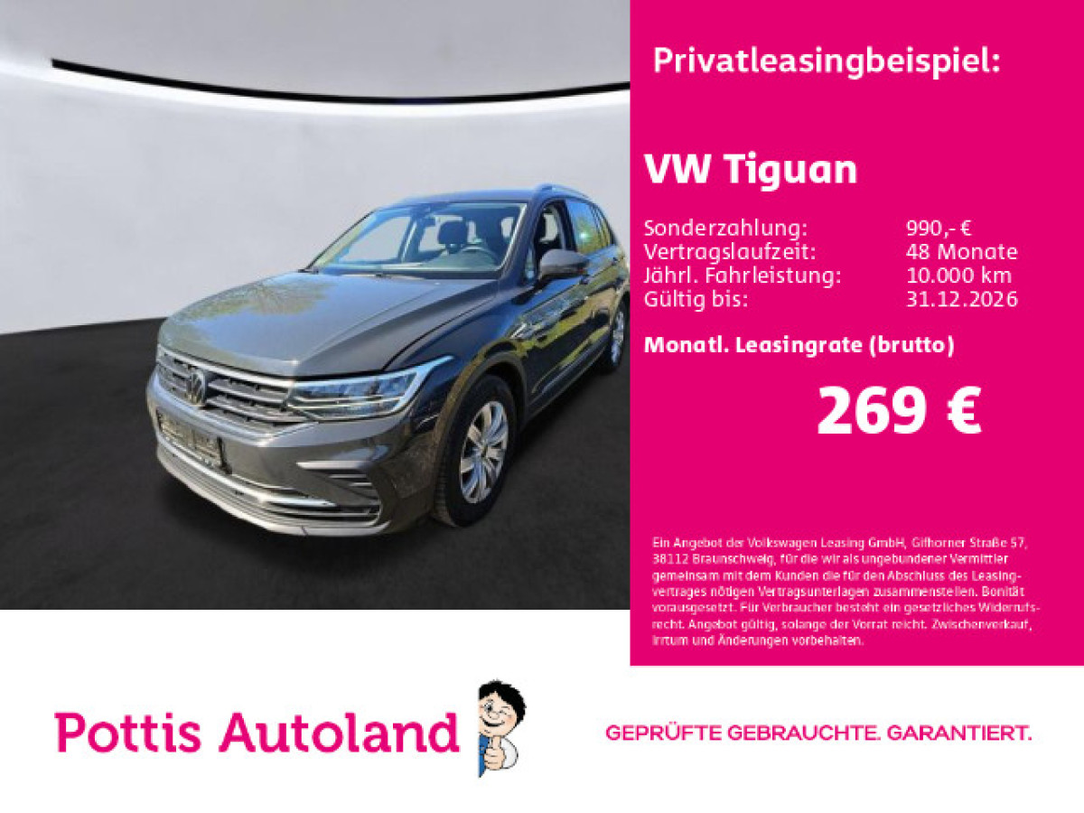 Thumb 0: Volkswagen Tiguan 1.5 TSI ACTIVE AHK PDC LED SITZHZG