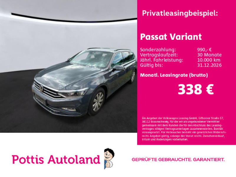 Bild 0: Volkswagen Passat Variant 2.0 TDI DSG BUSINESS AHK NAVI KAMERA IQ.LIGHT