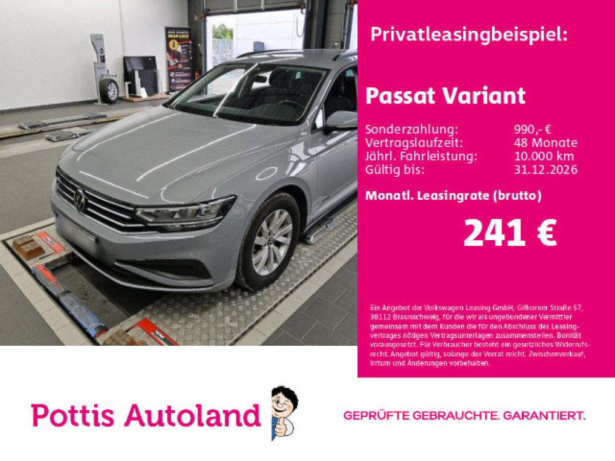 Thumb 0: Volkswagen Passat Variant 2.0 TDI DSG BUSINESS STDHZG AHK KAMERA PDC