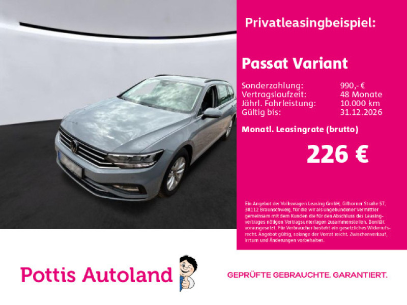 Bild 0: Volkswagen Passat Variant 2.0 TDI DSG BUSINESS NAVI KAMERA KLIMA SHZG