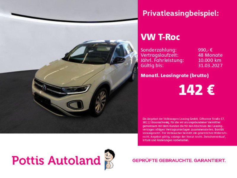 Bild 0: Volkswagen T-Roc 1.0 TSI STYLE NAVI KLIMA PDC SHZG