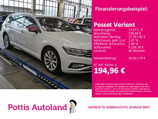 Volkswagen Passat Variant 2.0 TDI BUSINESS NAVI AHK KAMERA PDC