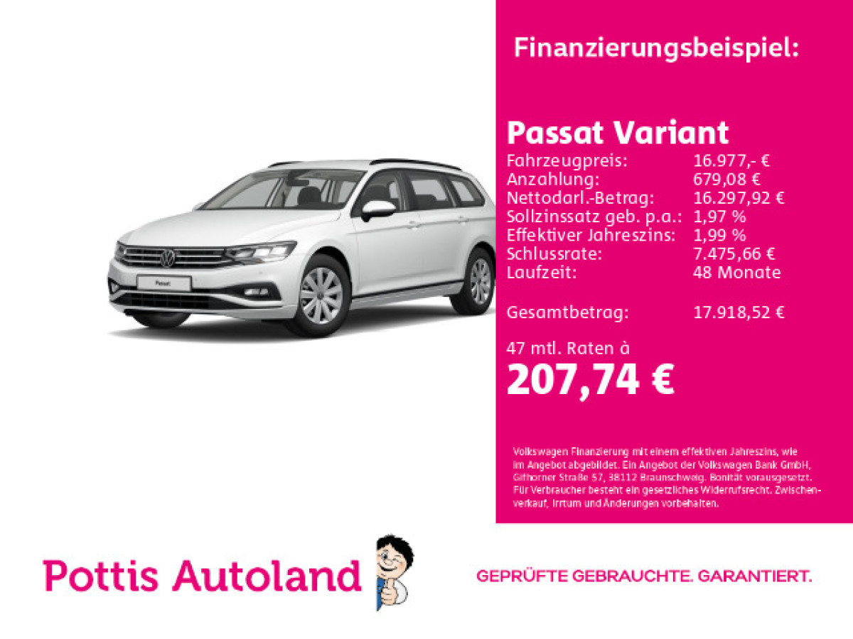Thumb 0: Volkswagen Passat Variant 2.0 TDI NAVI KAMERA SITZHZG PDC