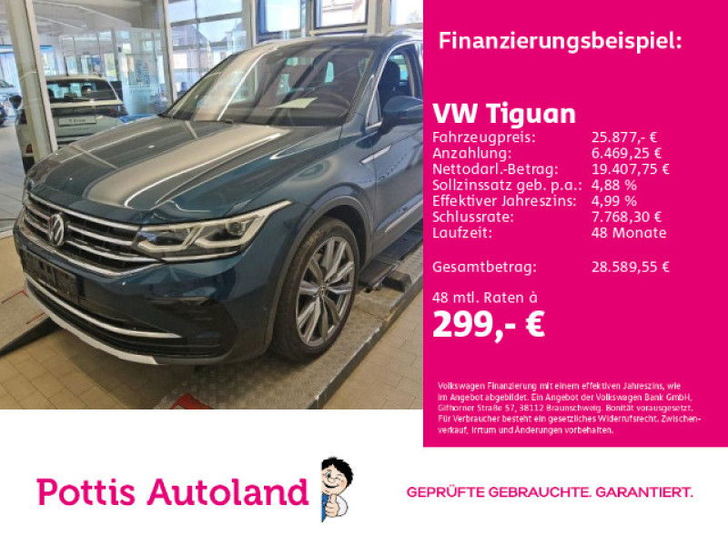 Bild 0: Volkswagen Tiguan 2.0 TDI DSG 4M ELEGANCE STDHZG AHK NAVI